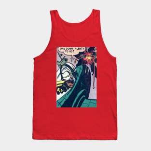 Vintage Comic look aviation Tank Top